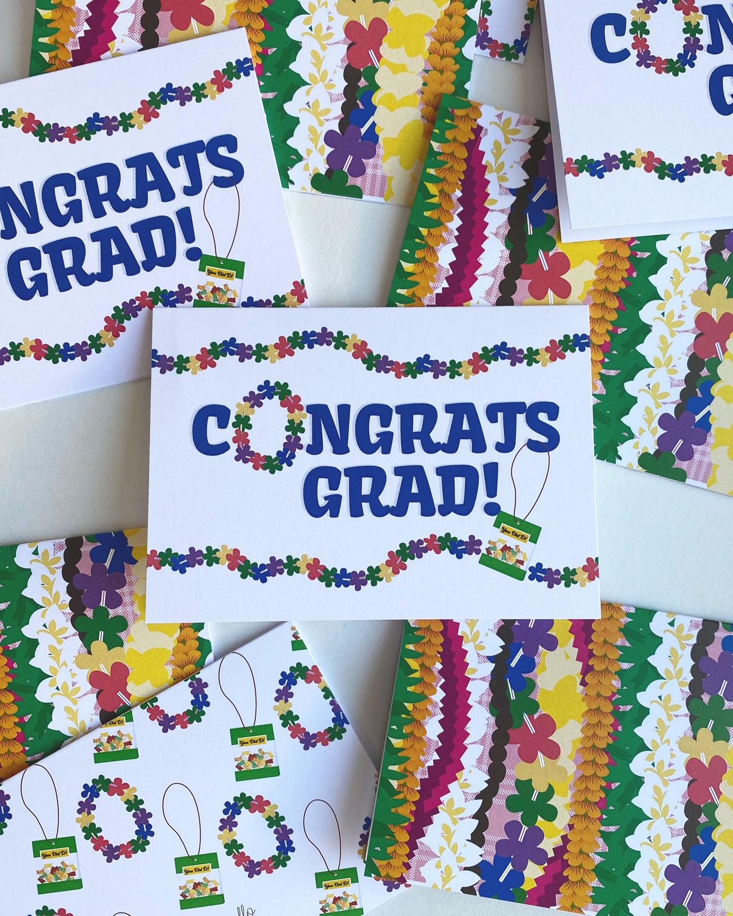 Congrats Grad Lei Notecard