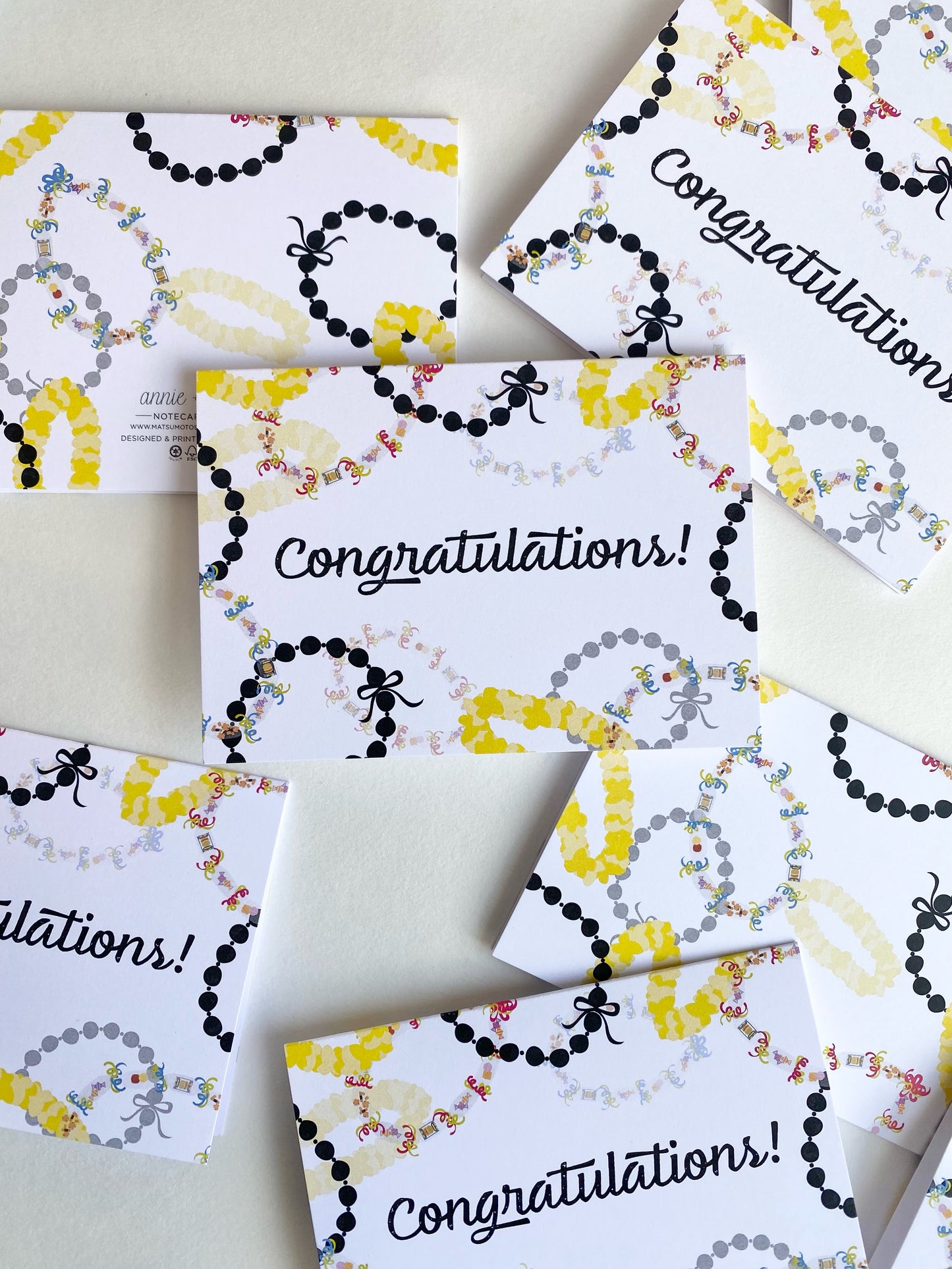 Congratulations Lei Notecard