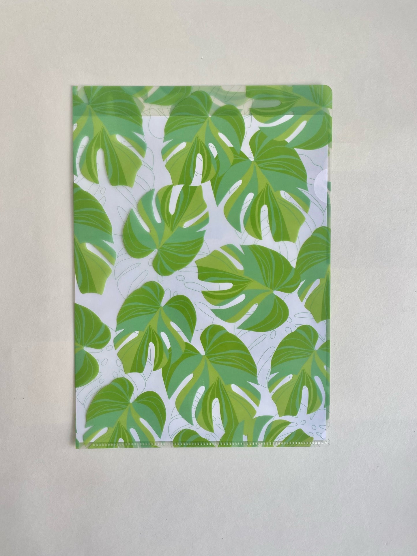 Monstera Plastic Folder