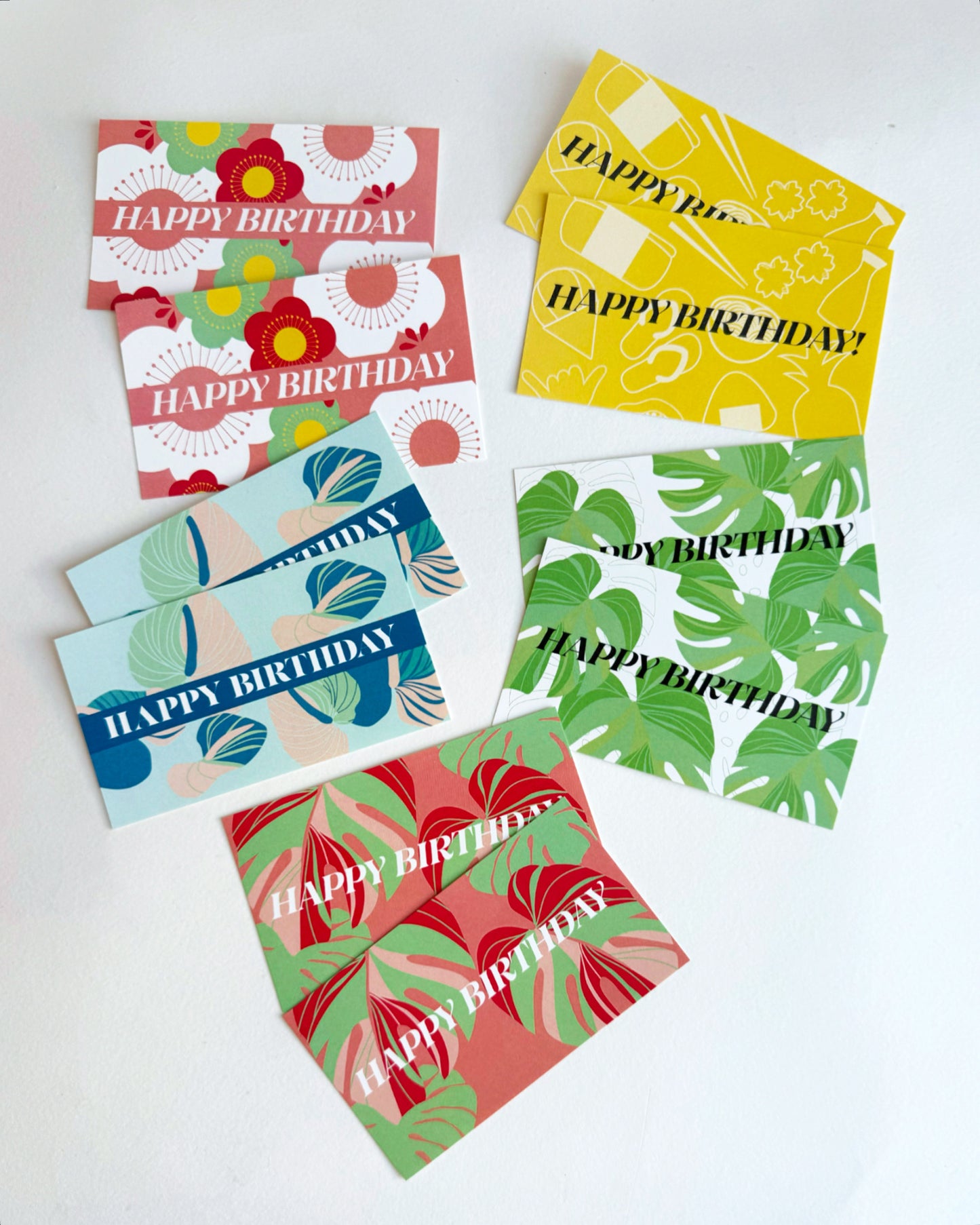 Happy Birthday Sticker Gift Tags