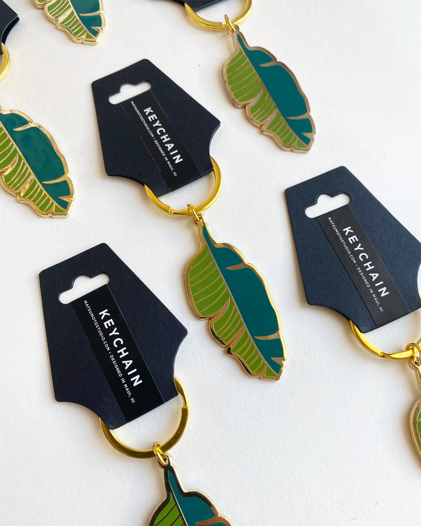 Banana Leaf Keychain