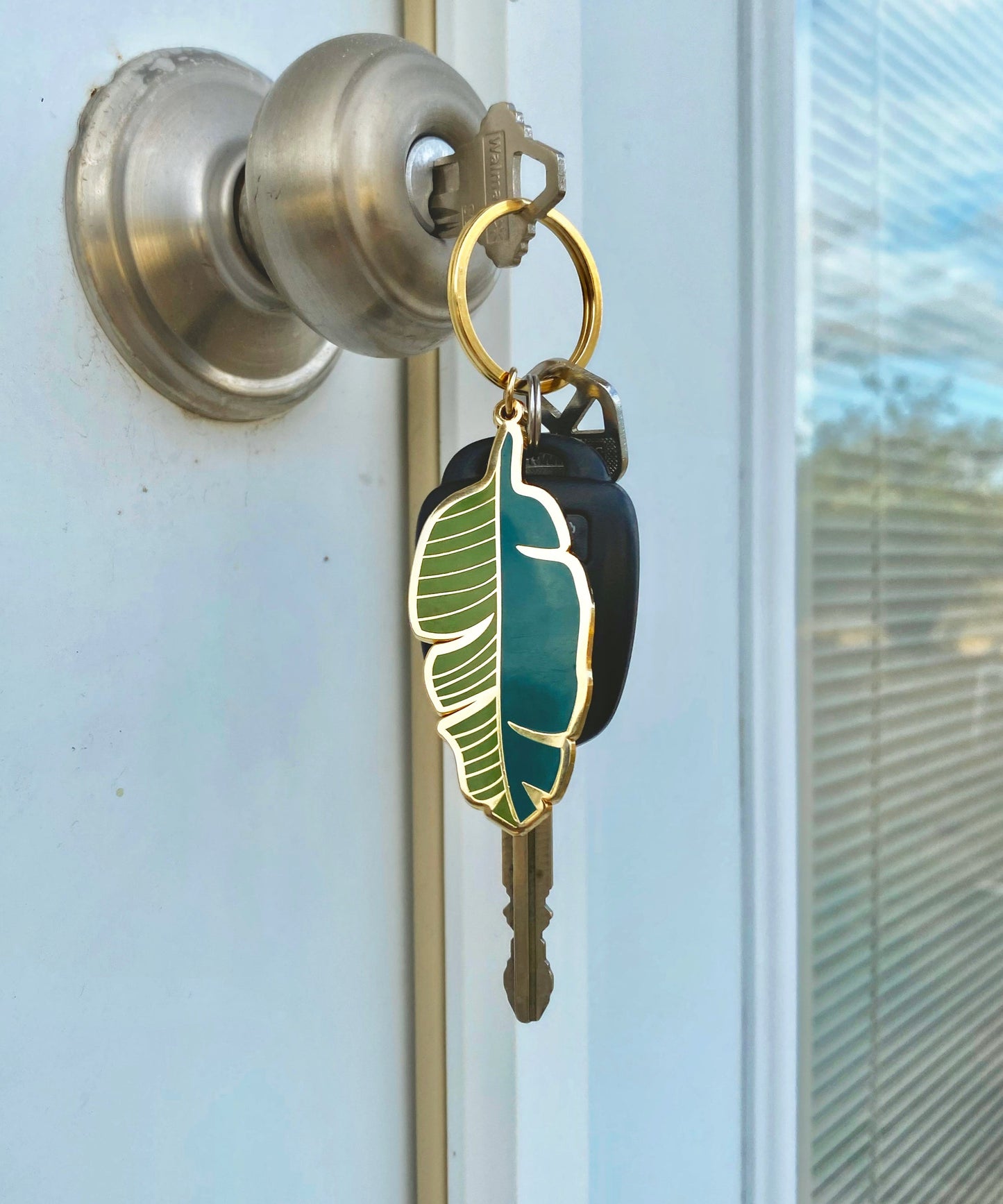 Banana Leaf Keychain