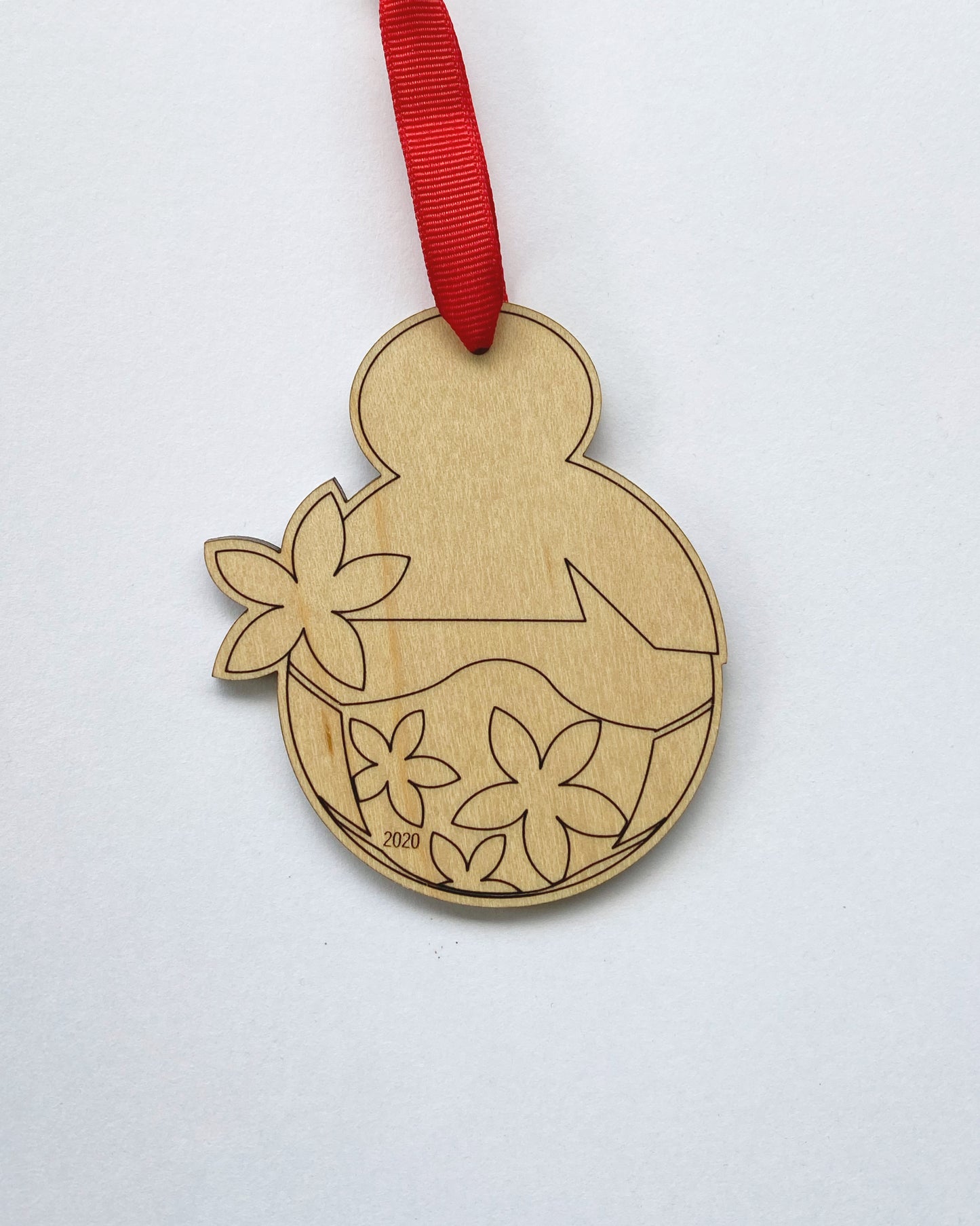 Mask Girl Ornament 2020
