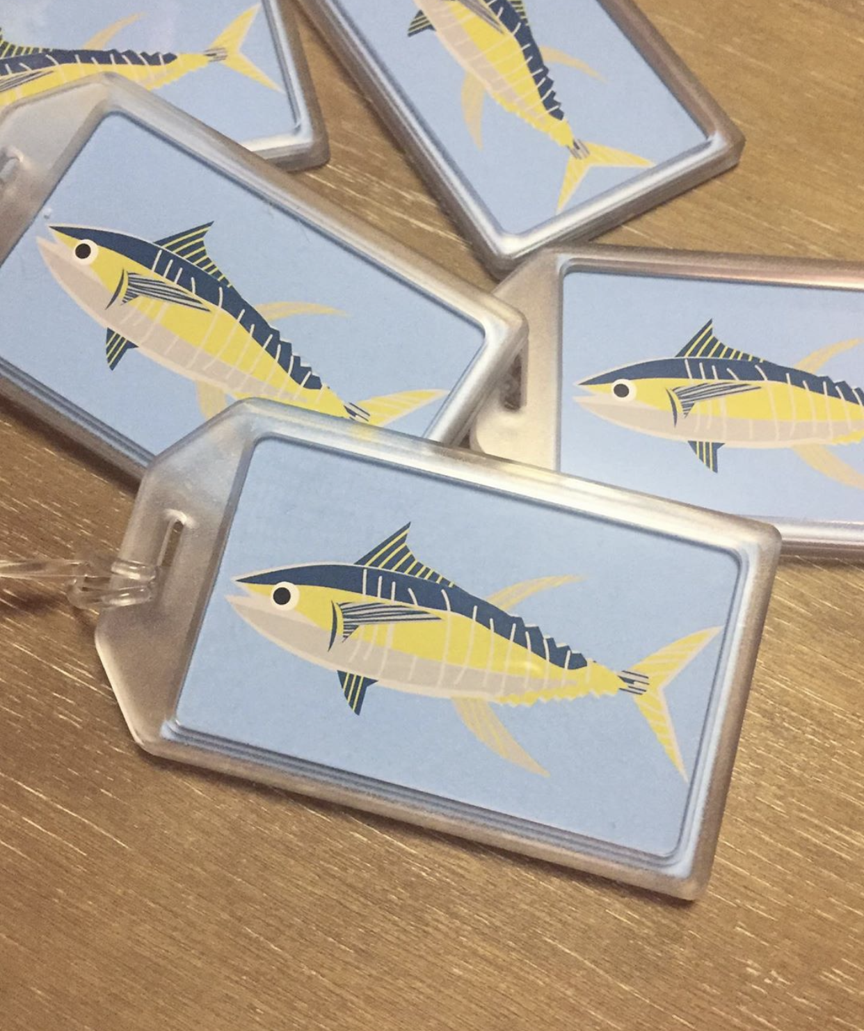 Ahi Luggage Tag