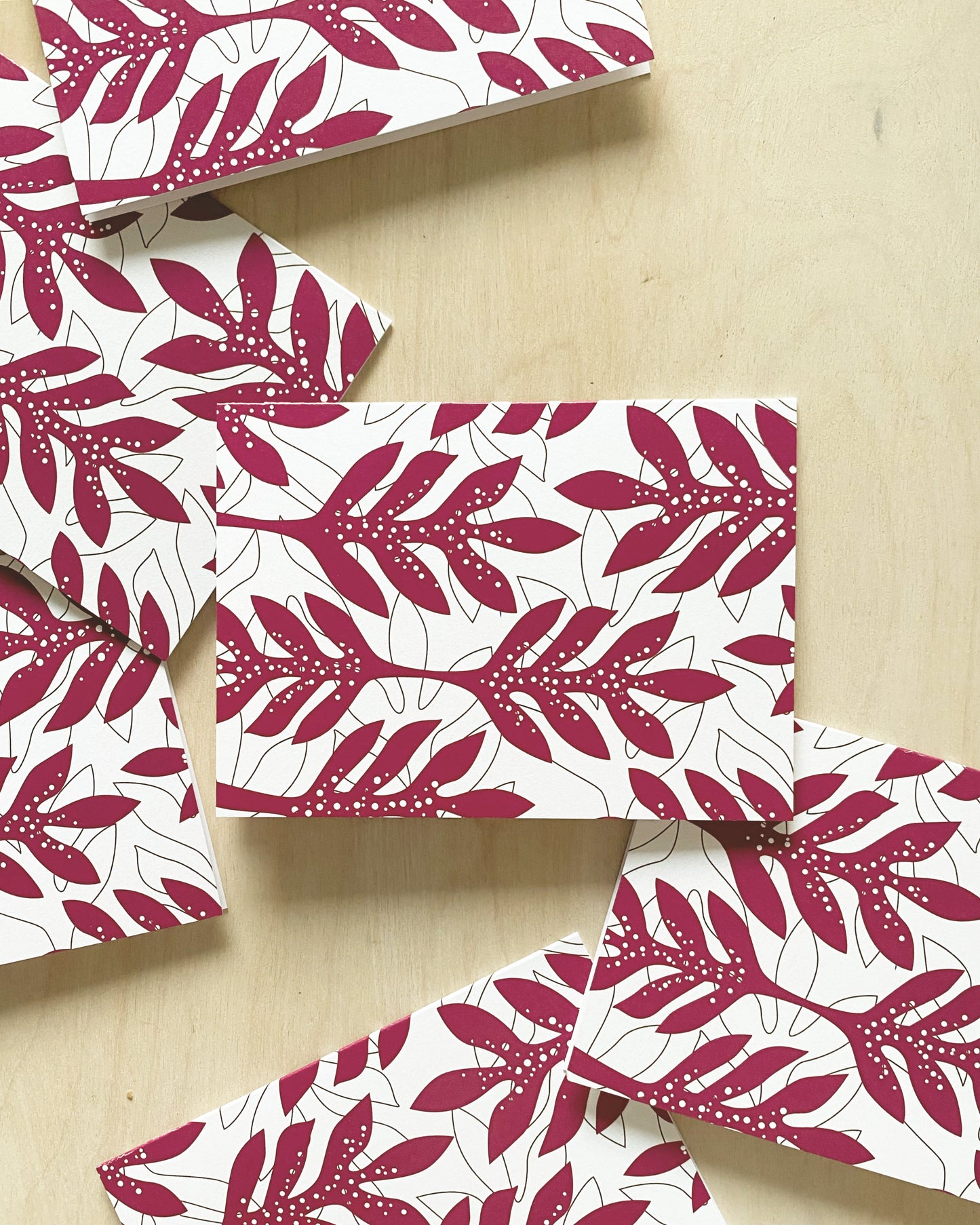 Purple Laua‘e Notecard