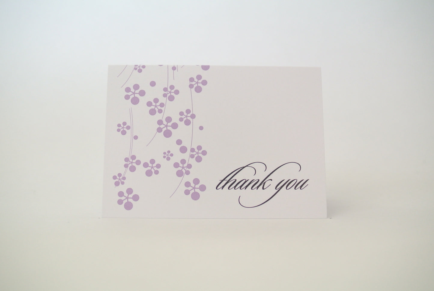 Purple Hana Thank You Notecard