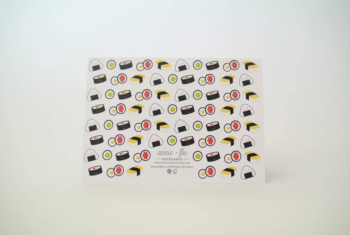 Sushi Notecard