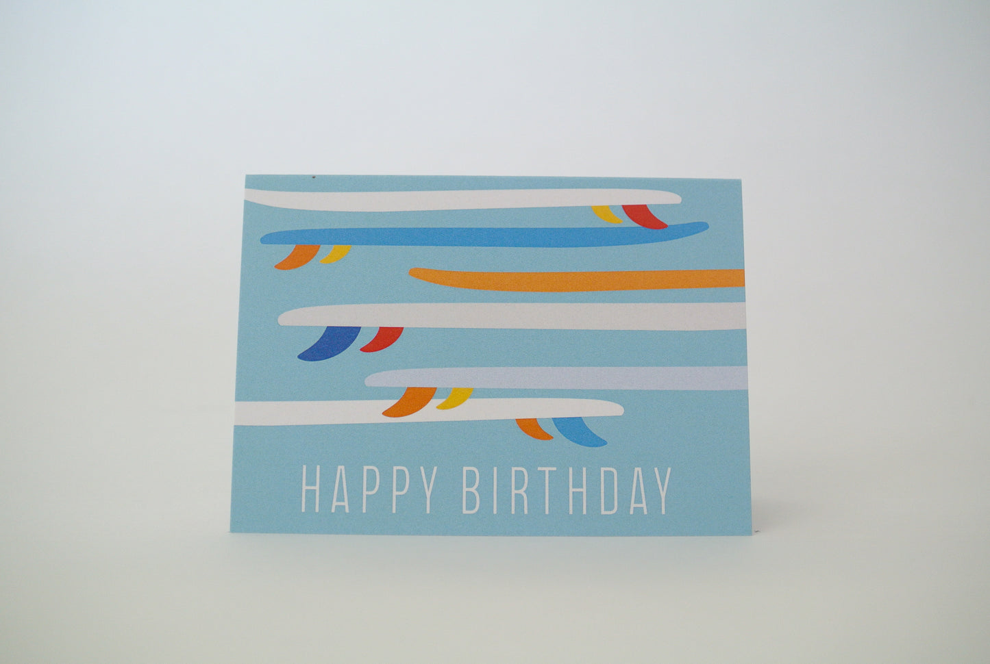 Longboard Happy Birthday Notecard