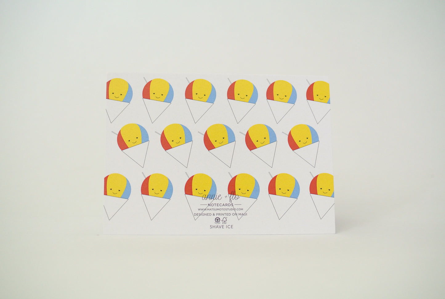 Aloha Shave Ice Notecard