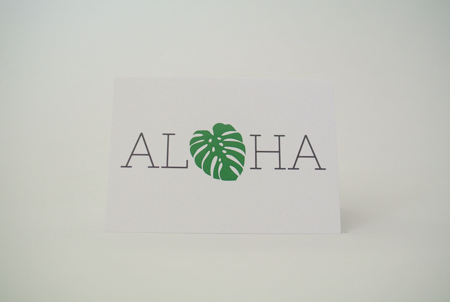 Aloha Monstera Notecard