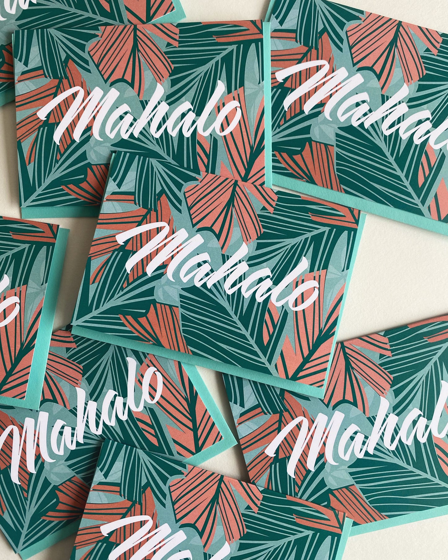 Mahalo Retro Notecard