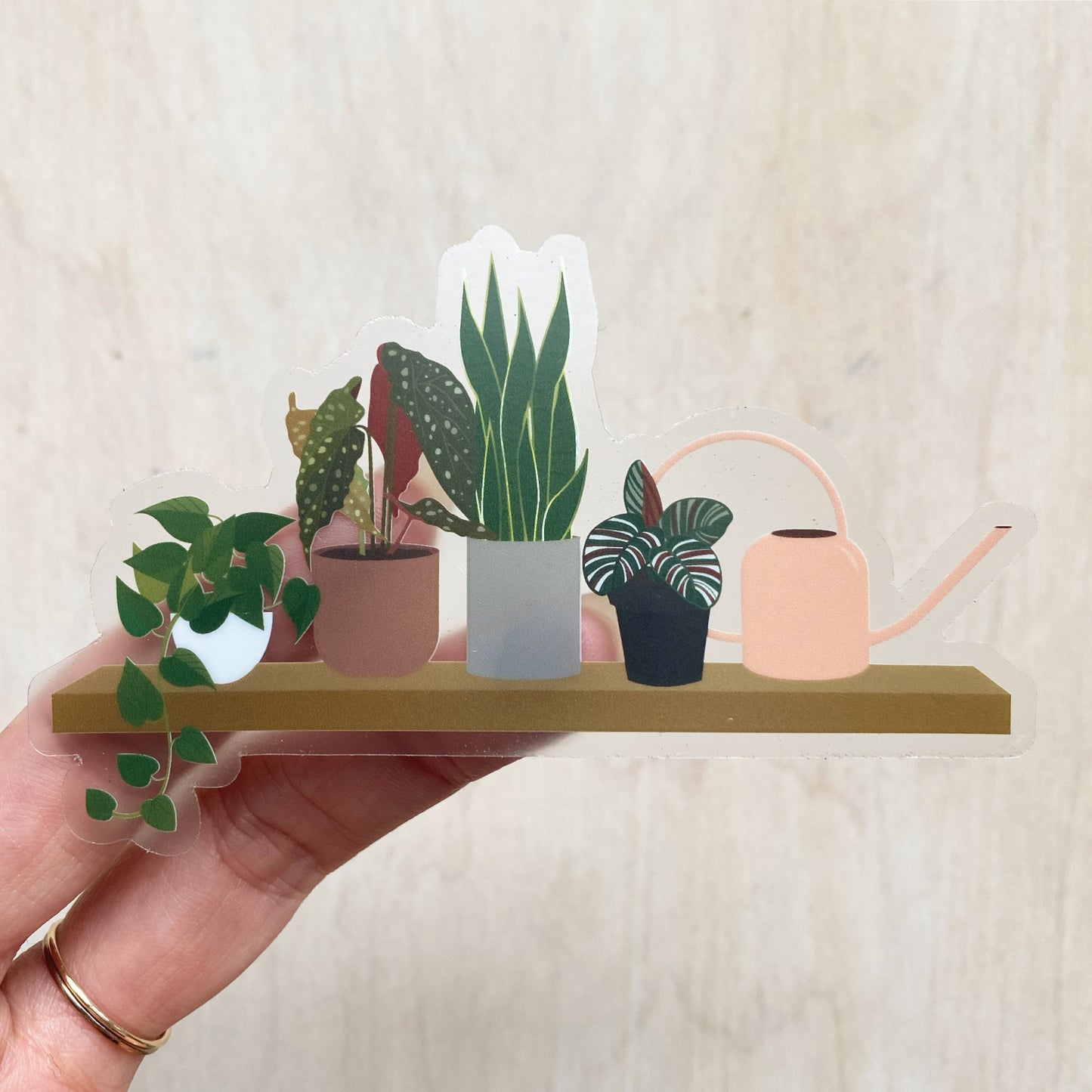 Plant Shelfie Sticker