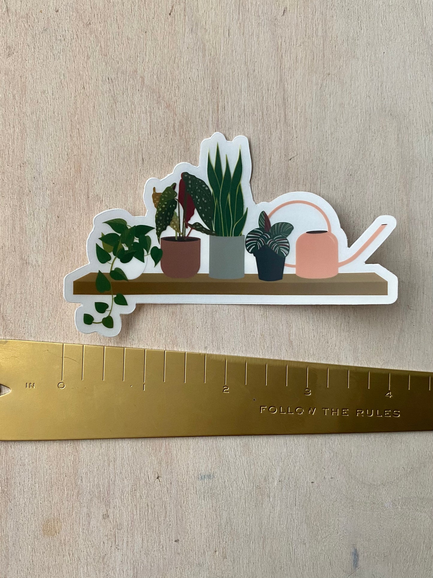 Plant Shelfie Sticker