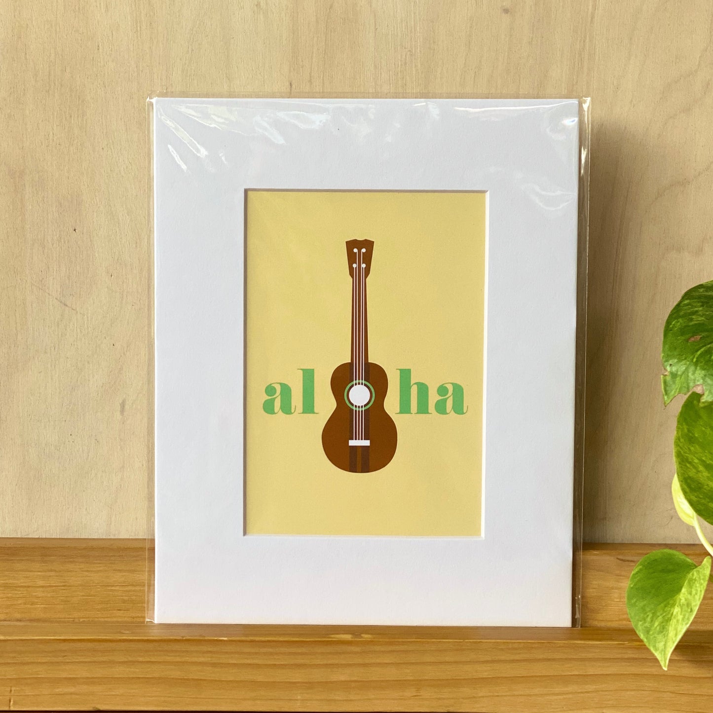 Aloha Ukulele Print