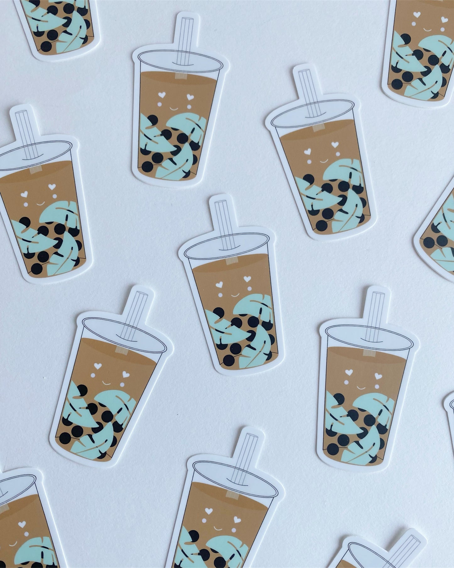 Tropical Boba Sticker