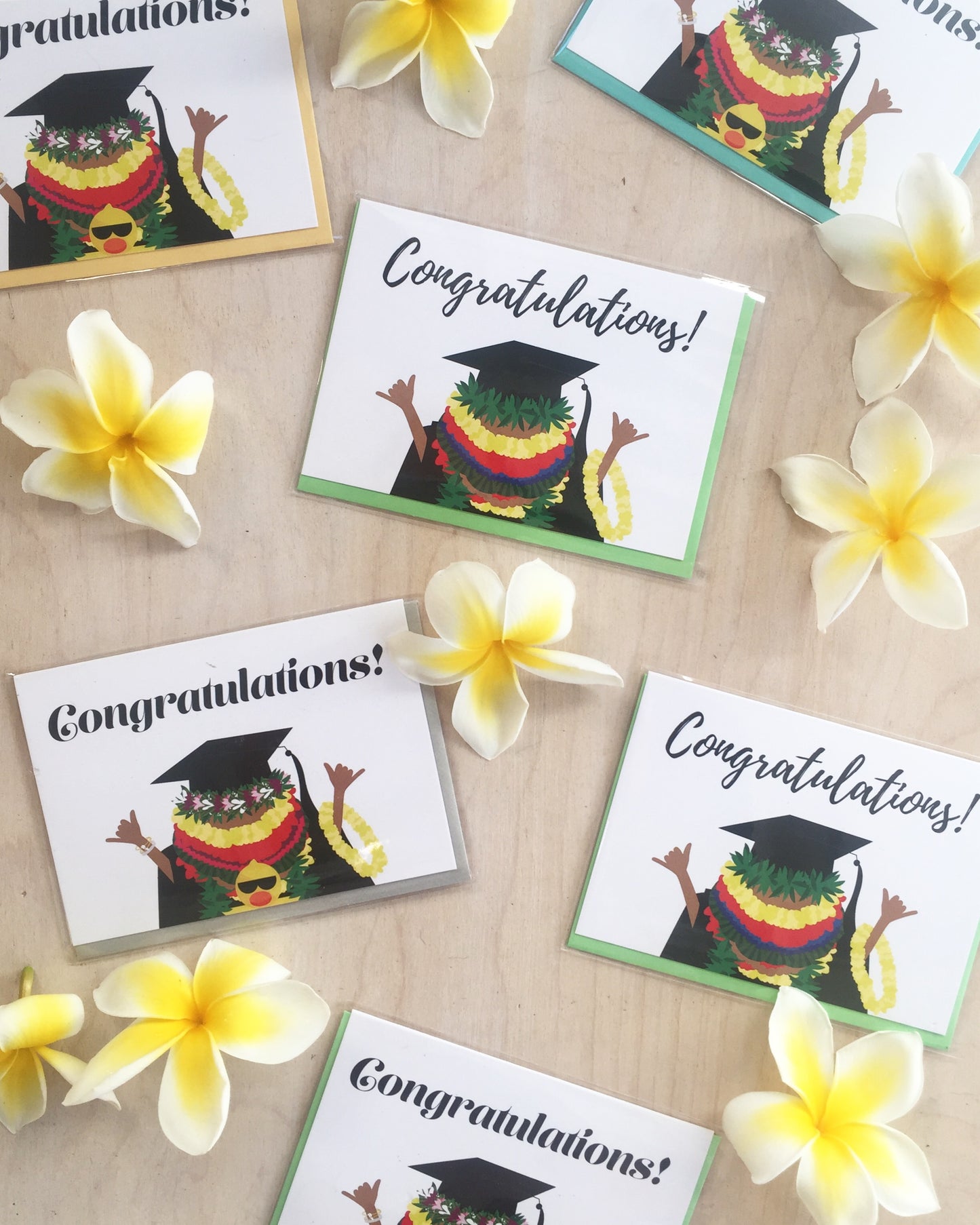 Congratulations Grad Shaka Notecard