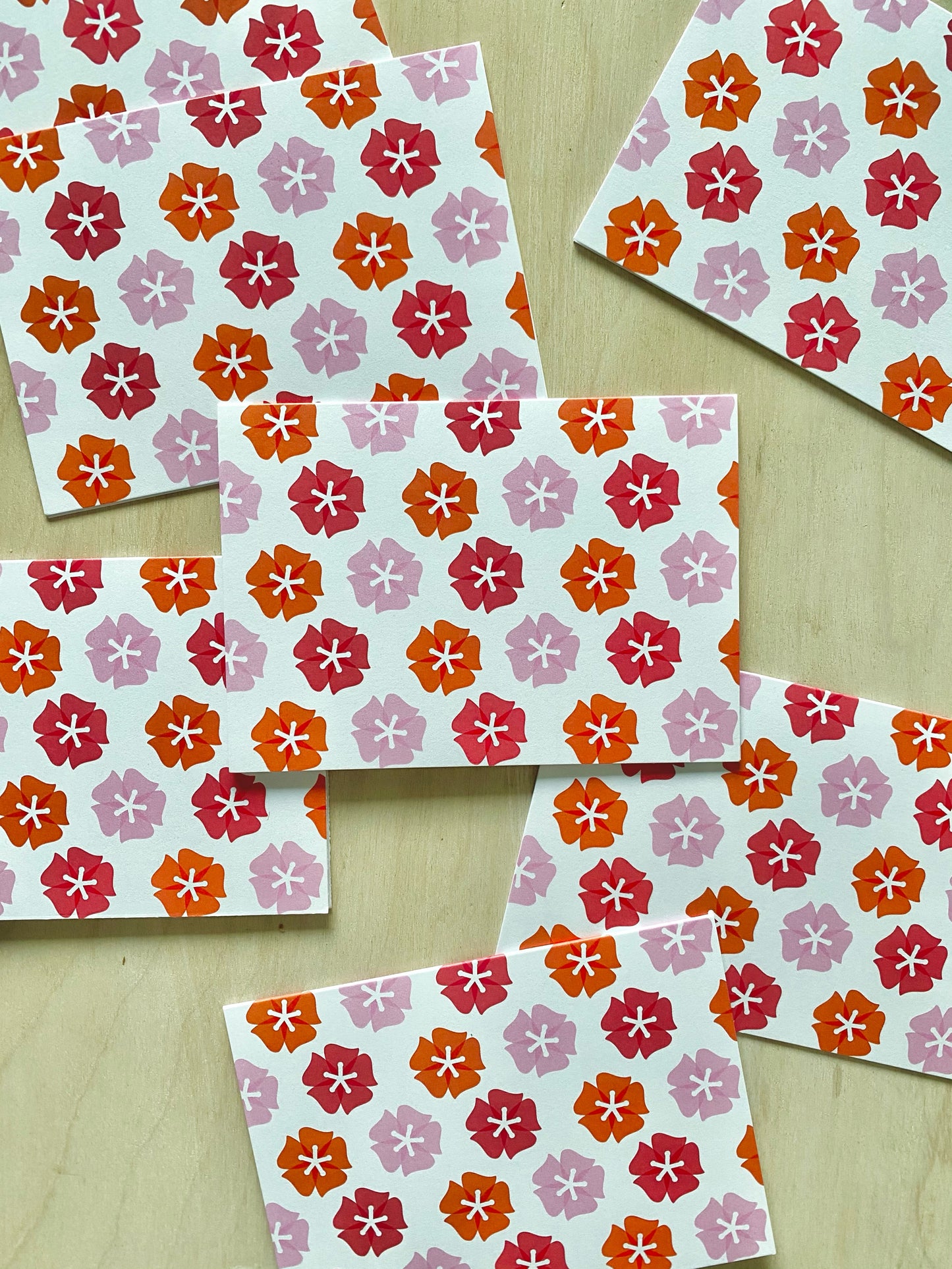 Pink Sakura Notecard