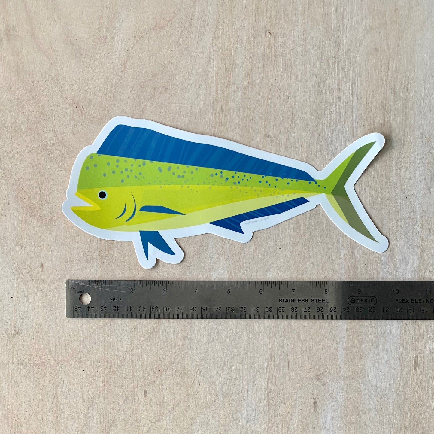 Mahi Mahi Sticker Large