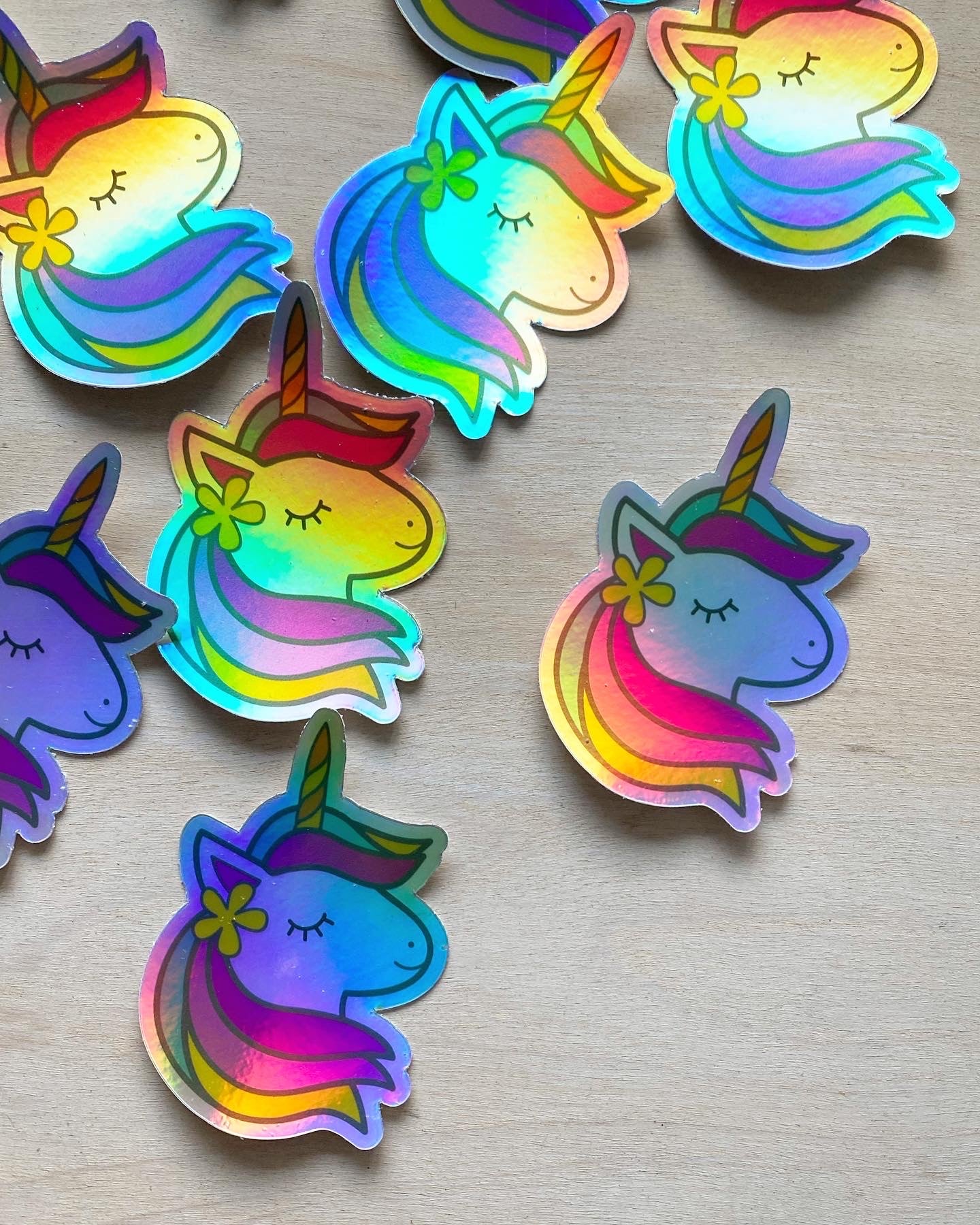Unicorn Holographic Sticker