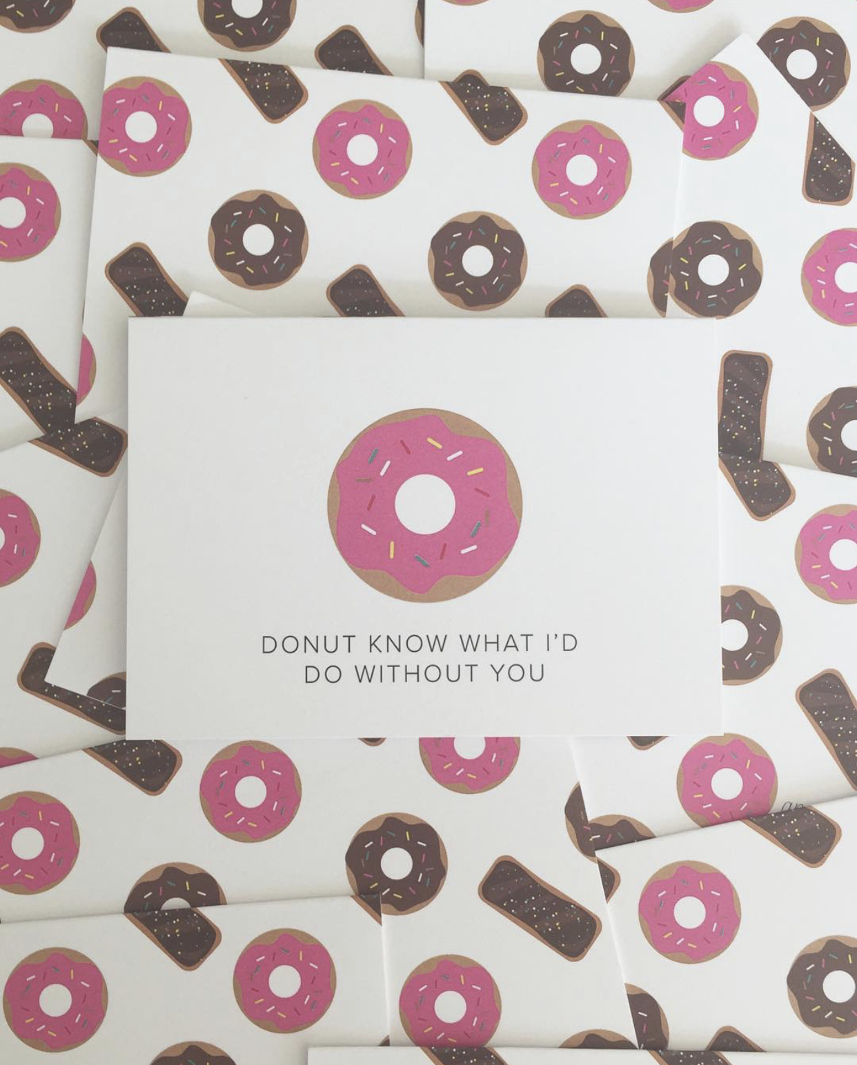 Donut Know What I'd Do Notecard