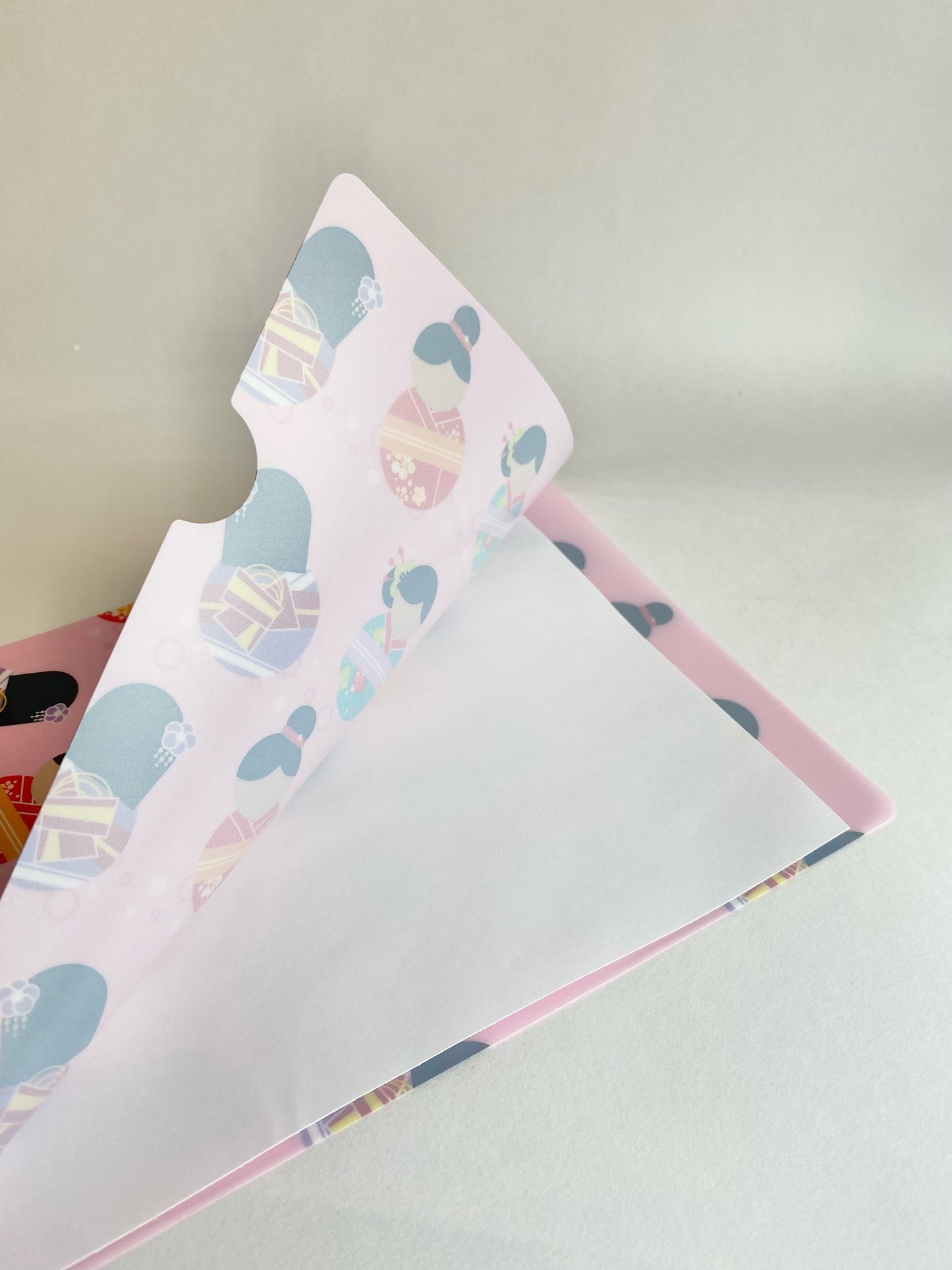Kokeshi Plastic Folder