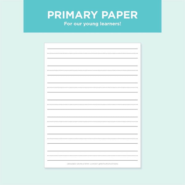 Primary Paper Free Printable – MATSUMOTO STUDIO