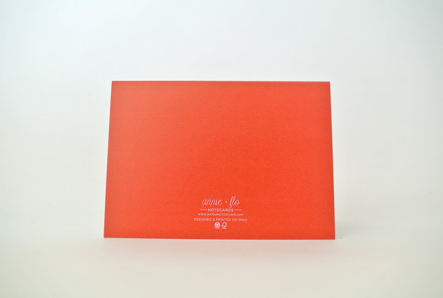 Red Hana Notecard