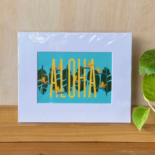 Aloha Tropical Print