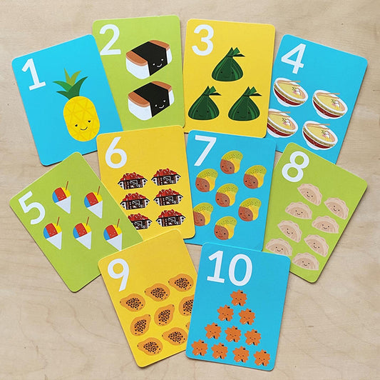 Tasty 1-10 Counting Cards